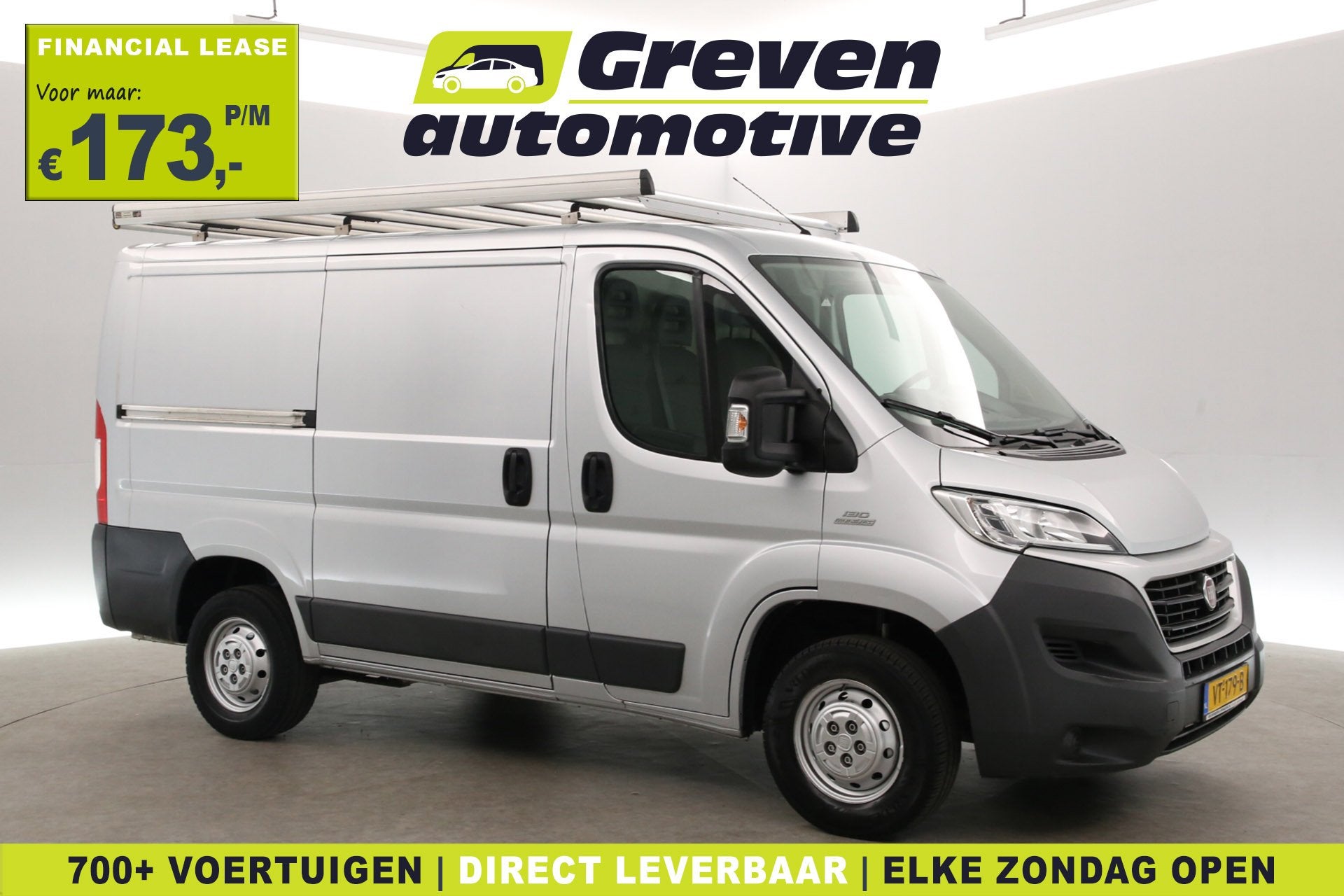 Fiat Ducato 2.3 MultiJet L1H1 | Automaat | Airco | 3 Zits |, Euro 5, Stof, Gebruikt, 2500 kg