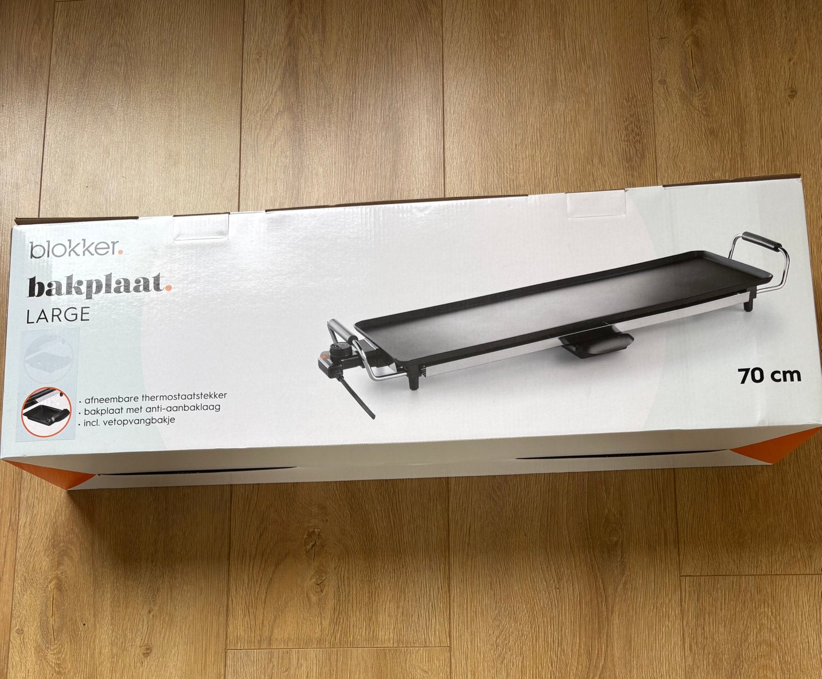 Blokker Bakplaat Large 70 cm, Ophalen of Verzenden, Nieuw
