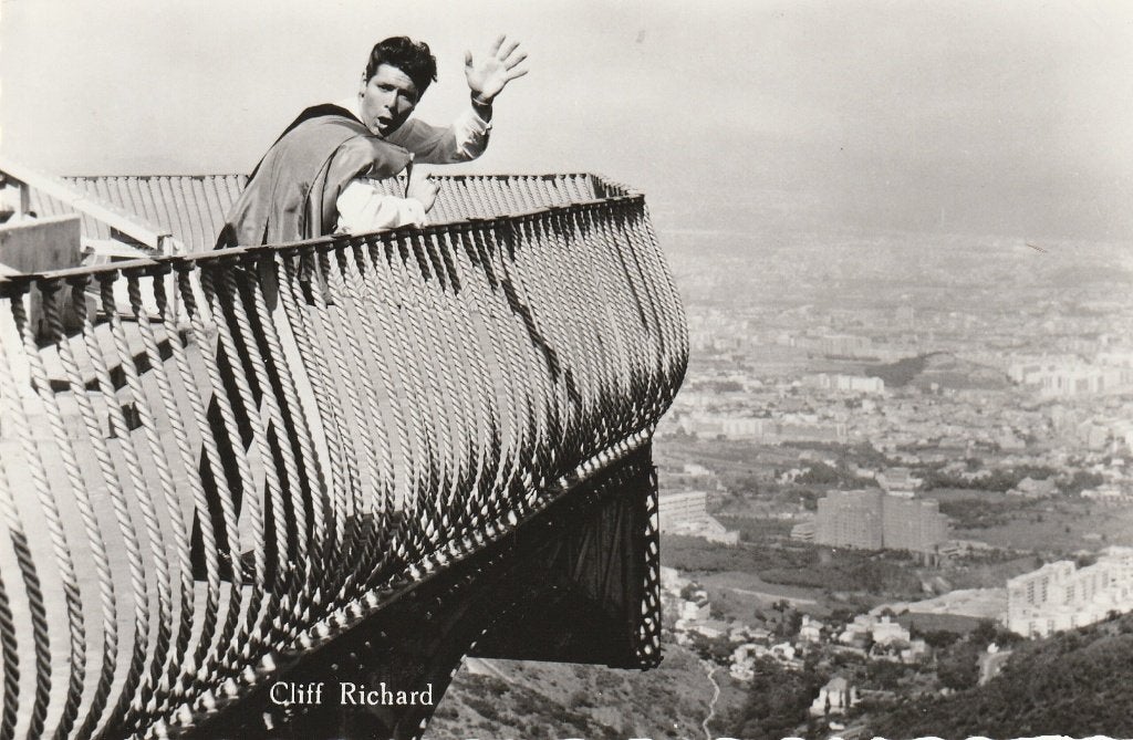 Oude Kaart Cliff Richard, Verzenden, 1960 tot 1980, Ongelopen, Sterren en Beroemdheden