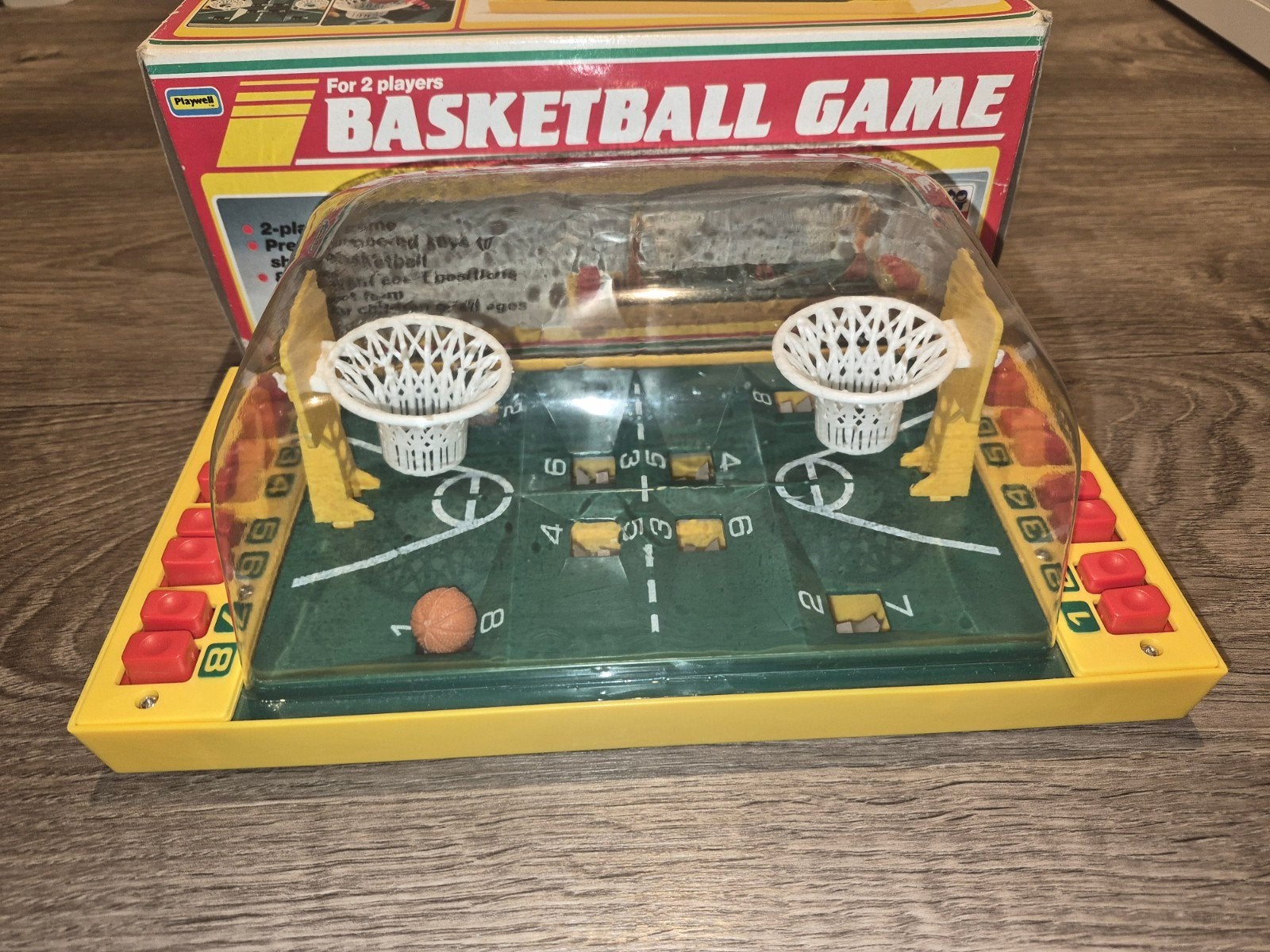 Vintage Basketbal Spel - Jaren '80 Tafelmodel, Ophalen of Verzenden, Gebruikt