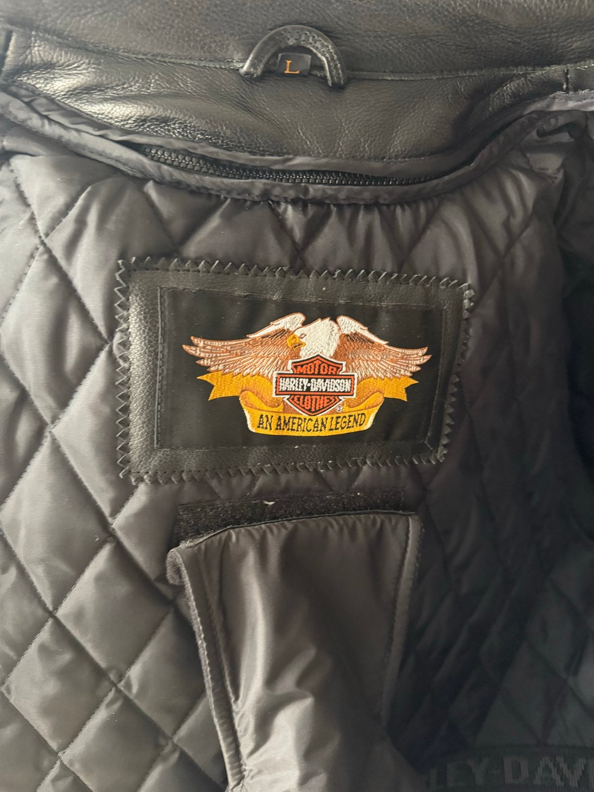 Harley Davidson leren heren motor jack maat L, Ophalen, Tweedehands, Heren, Jas | leer
