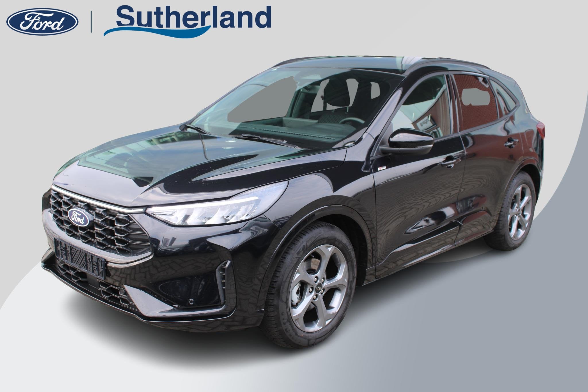 Ford Kuga 2.5 FHEV ST-Line 190pk | Winterpack | Achteruitrij, Stof, Gebruikt, 1589 kg, Zwart