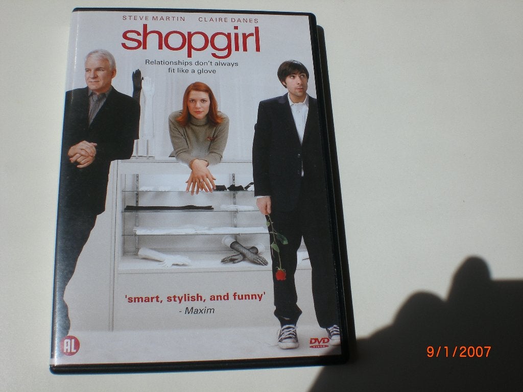 dvd Shopgirl Steve Martin Claire Danes Jason Schwartzman, Engels, Alle leeftijden, Nederlands, Romantische komedie