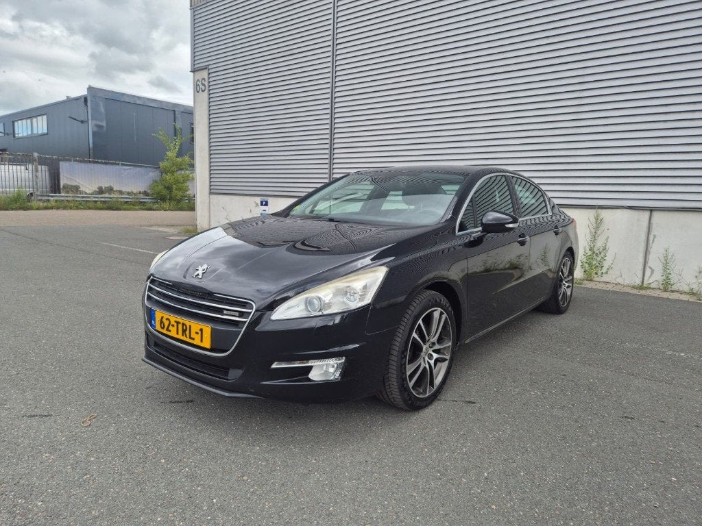 Peugeot 508 2.0 HDI 120KW Hybrid4 AUT 2012 Zwart, Auto's, Peugeot, Automaat, 28 km/l, 775 kg, Origineel Nederlands