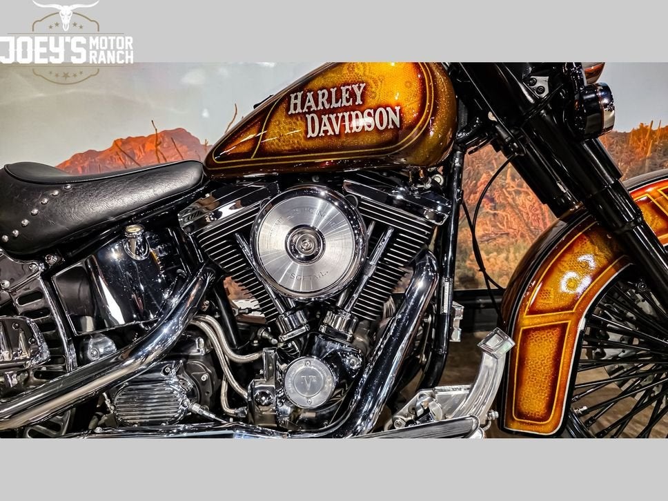HARLEY-DAVIDSON SOFTAIL CUSTOM PAINT EVO HERITAGE 1995, Motoren, 2 cilinders, Chopper, Bedrijf, Onbekend