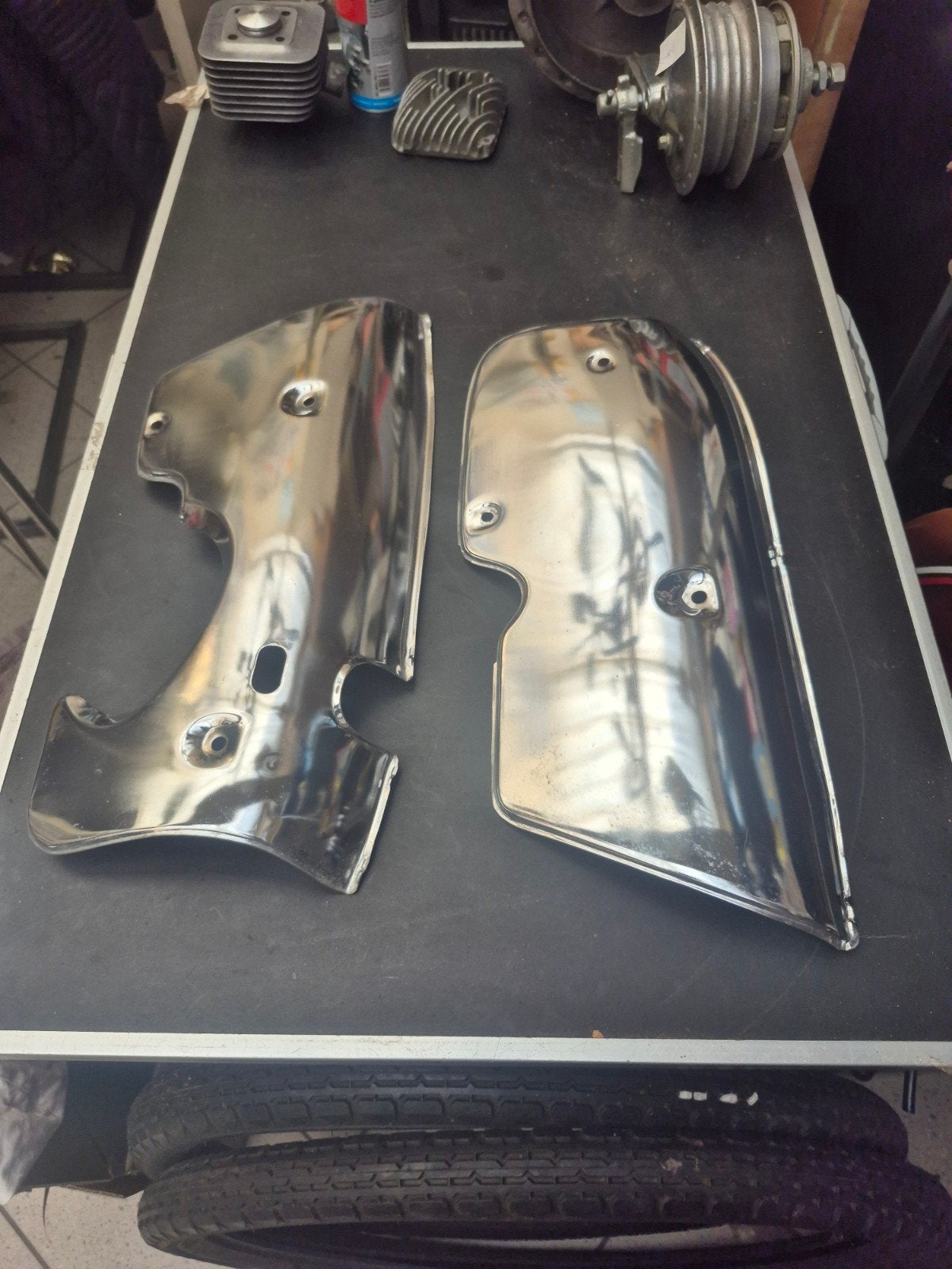 Kreidler rmc chromen frameplaten nos, Ophalen of Verzenden, Nieuw