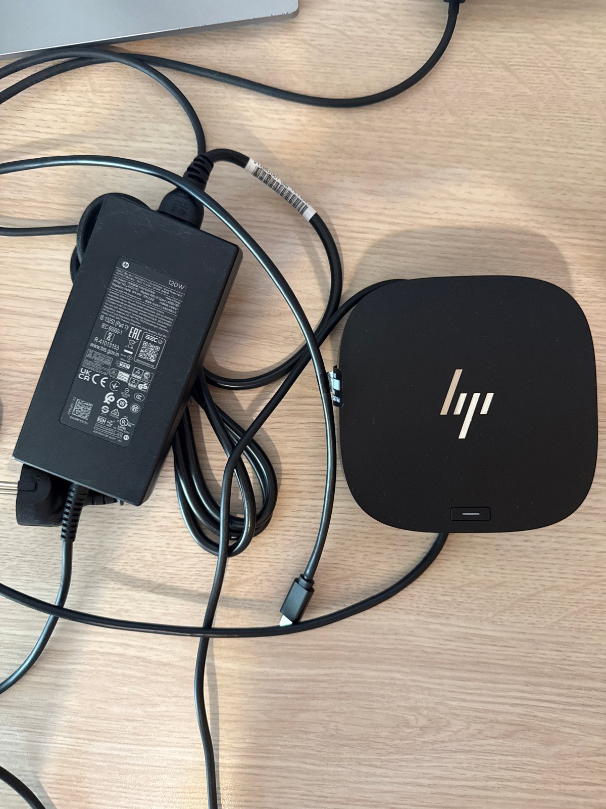 HP USB-C G5 Docking Station met 120W adapter, Computers en Software, Dockingstations, Zo goed als nieuw, Docking station, Laptop