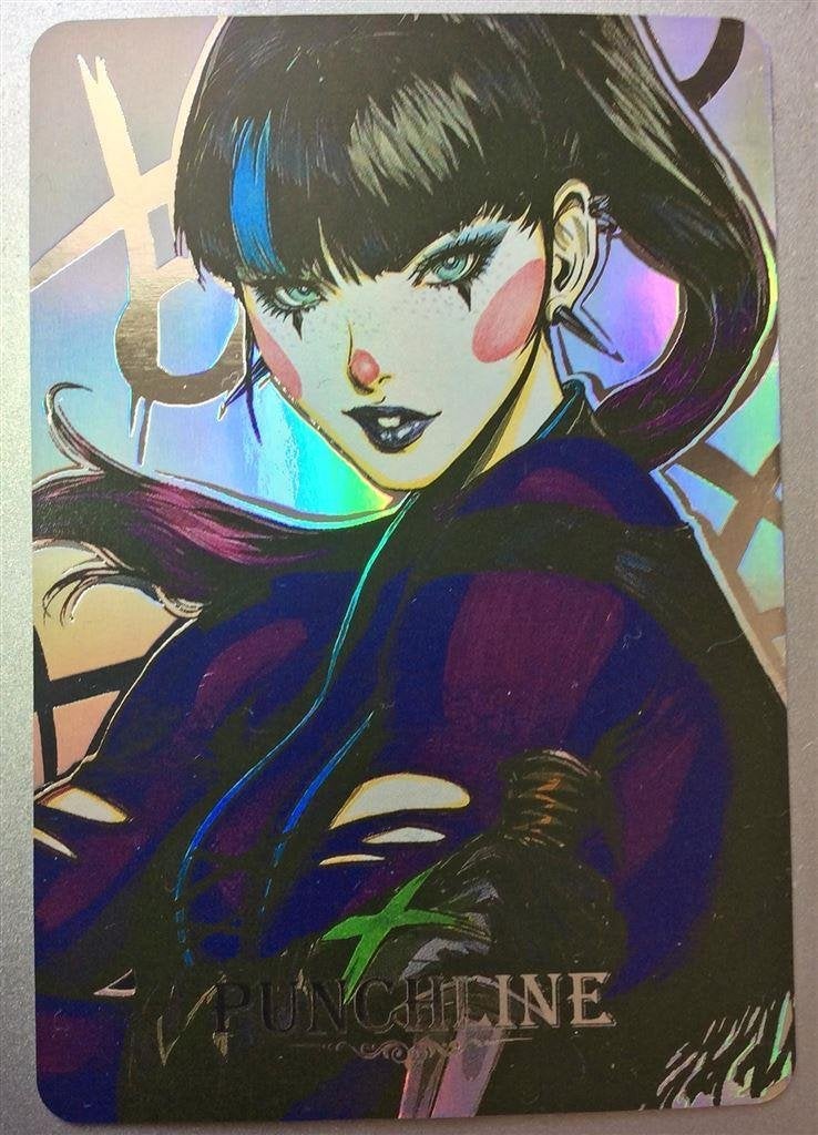 Marvel DC Punchline Supervillain Flash Holo Card, Verzenden, Kuifje, Nieuw, Beeldje of Figuurtje