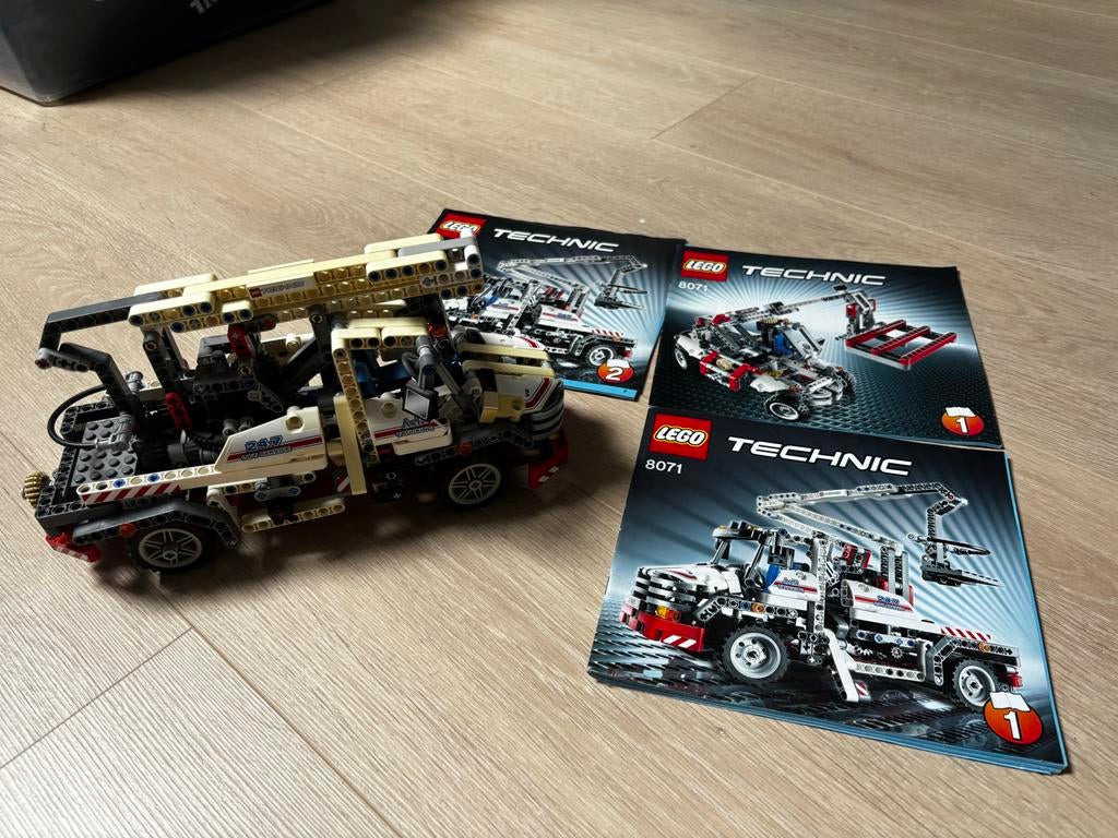 Lego Technic set 8071: Bijna complete takelwagen, Gebruikt, Lego, Ophalen of Verzenden, Technic