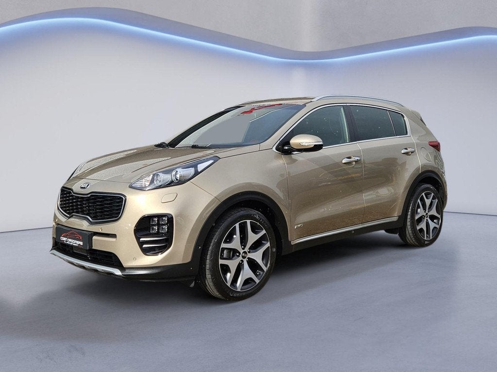 Kia Sportage 1.6 T-GDI 4WD GT-Line /Apple Carplay/Leder/Stoe, Auto's, Kia, Bedrijf, Te koop, Sportage, 4x4, ABS, Achteruitrijcamera