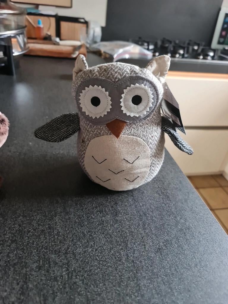 Leuke uil deurstopper Villa Volance - 20 cm, 1 kg, Ophalen of Verzenden, Nieuw, Binnen