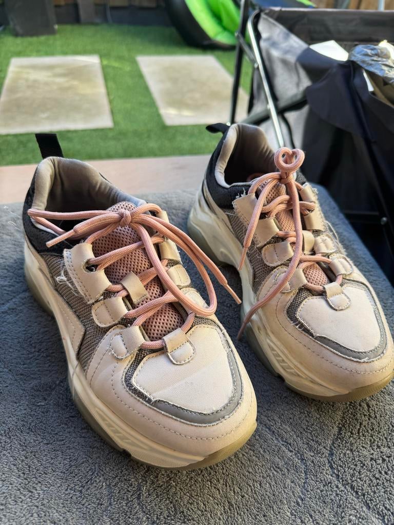 NA-KD sneakers maat 36 - Zo goed als nieuw, Ophalen, Zo goed als nieuw, Roze, Sneakers of Gympen
