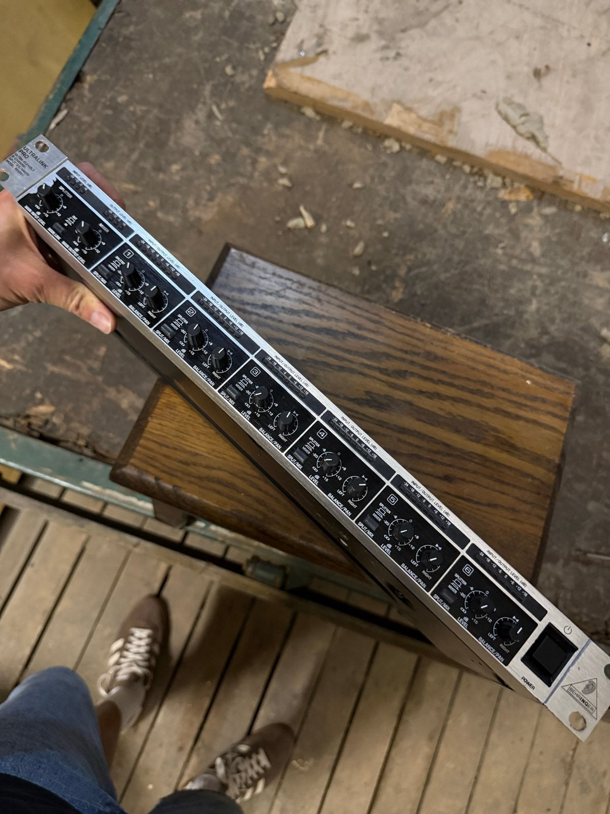 Behringer Ultralink Pro MX882 - 8-kanaals splitter/mixer, Ophalen, Gebruikt, 5 tot 10 kanalen