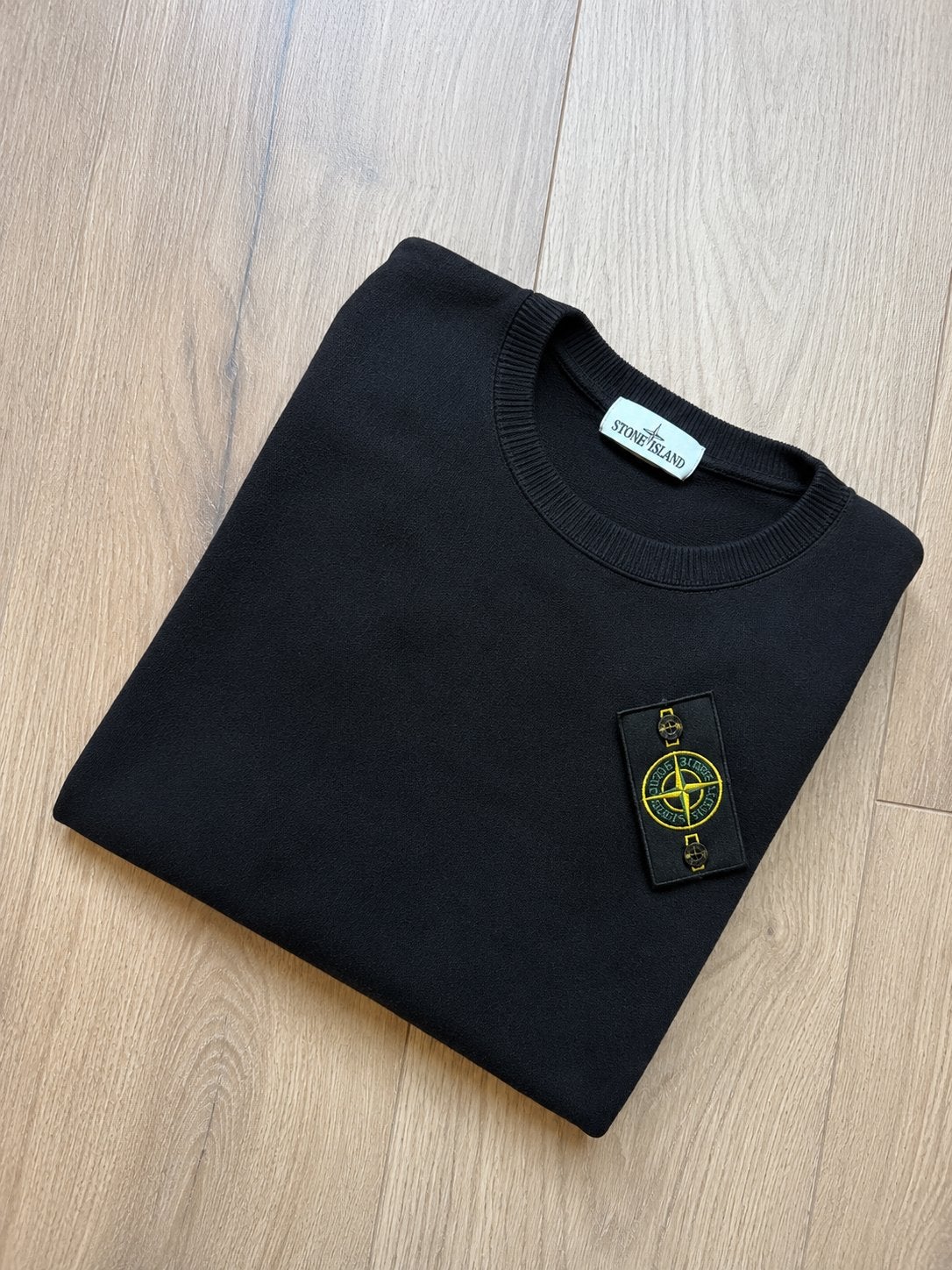 Stone Island Crewneck Zwart, Kleding | Heren, Zwart, Nieuw, Ophalen of Verzenden, Stone Island