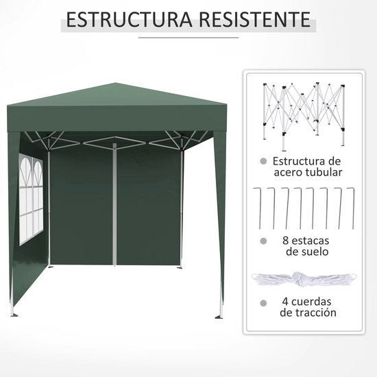 Paviljoen - Tuinpaviljoen - Partytent - Tuintent - Pop-up Kl, Corvance B.V., Verzenden, Nieuw, Corvancebol@gmail.com