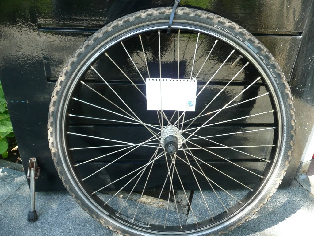 Te koop achterwiel van mountain bike 26 inch / 9 speed, Ophalen, Gebruikt