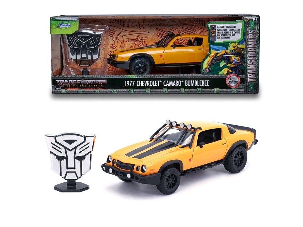 1977 Chevrolet Camaro Transformers Bumblebee, 1/24, Jada, Hobby en Vrije tijd, Modelauto's | 1:24, Jada, Auto, ., Nieuw