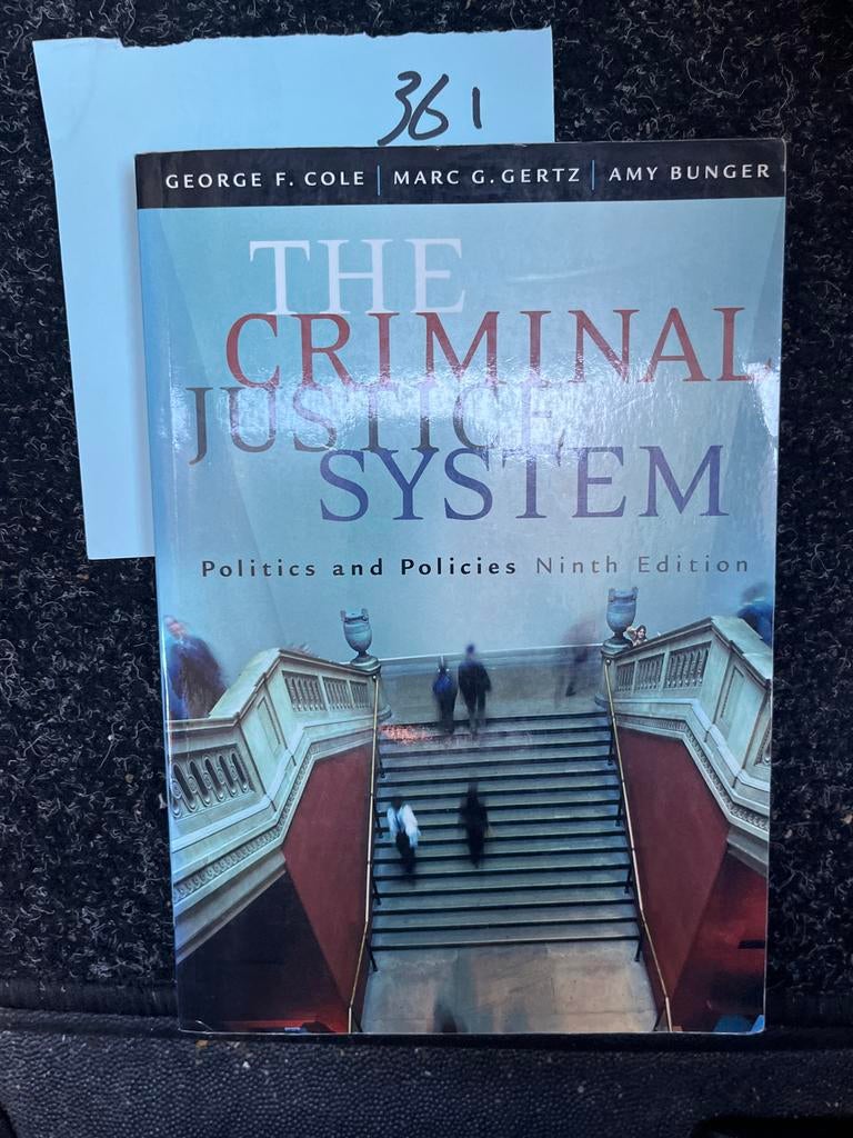 The Criminal Justice System - 9e editie, Boeken, Studieboeken en Cursussen, Ophalen of Verzenden, Gamma, Zo goed als nieuw, HBO