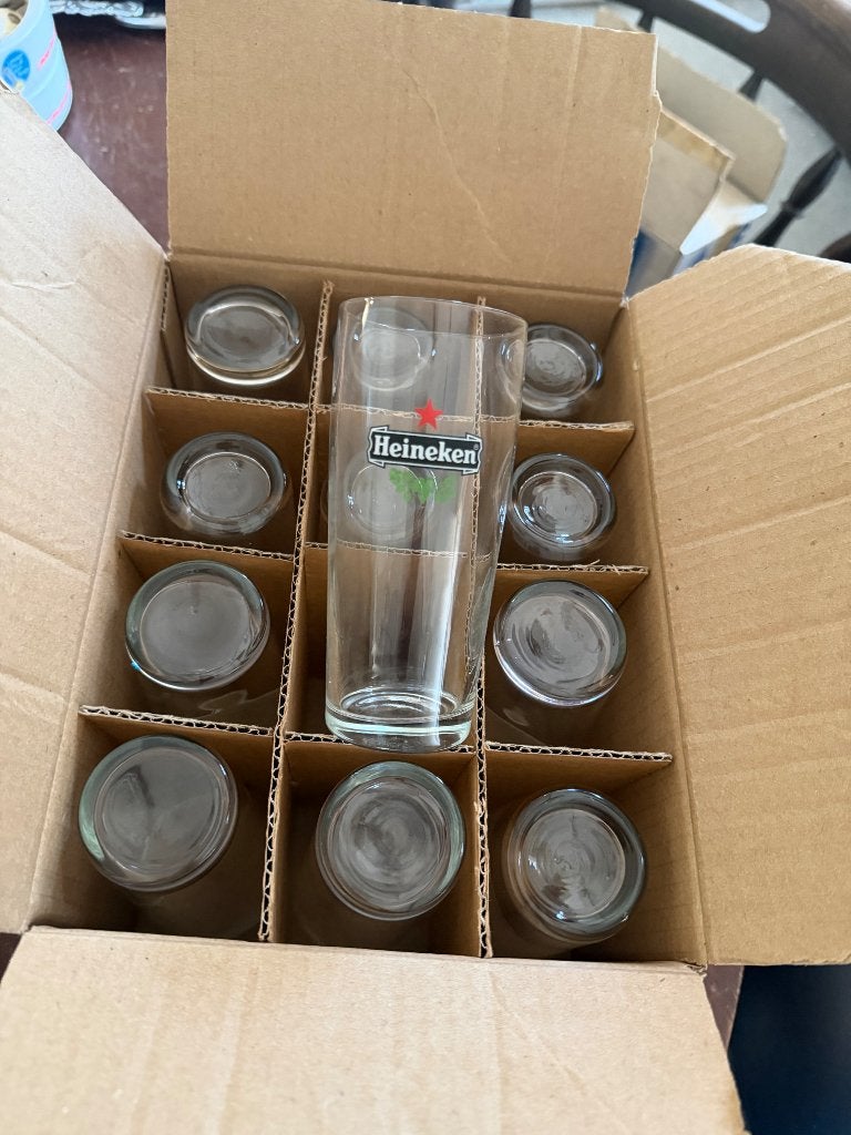 Heineken bierfluuts, Ophalen, Nieuw, Glas of Glazen, Heineken