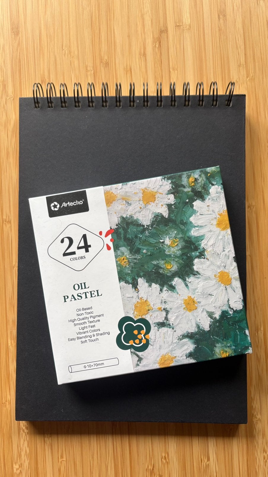 Oliepastels + gratis schetsblok, Ophalen, Zo goed als nieuw