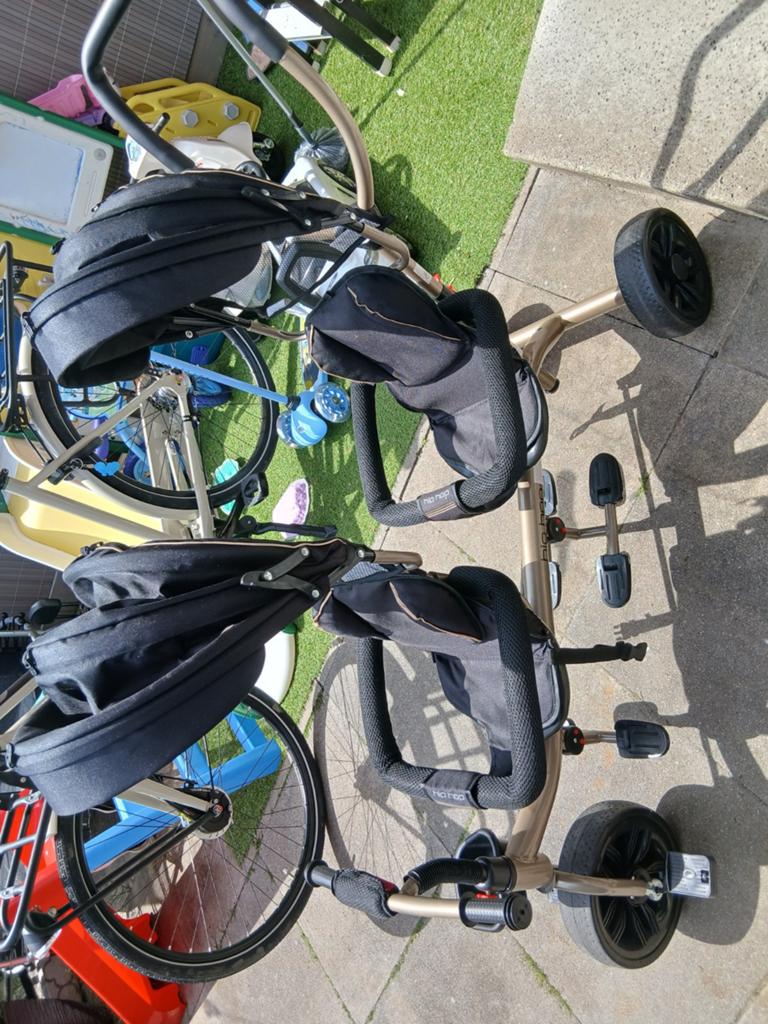 Hip Hop Duw fiets voor twins o - Perfect voor twee kinderen!, Kinderen en Baby's, Kinderwagens en Combinaties, Ophalen of Verzenden