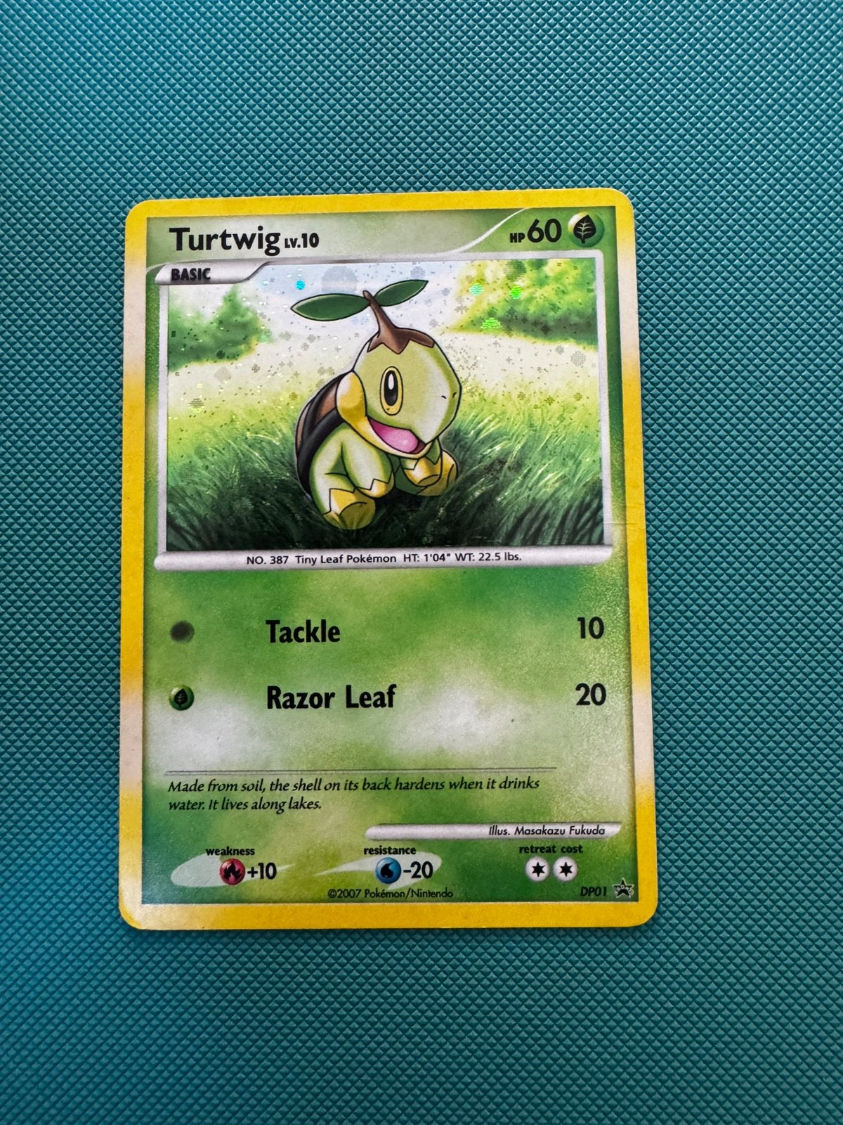 Turtwig dp01 promo holo, Ophalen of Verzenden, Zo goed als nieuw