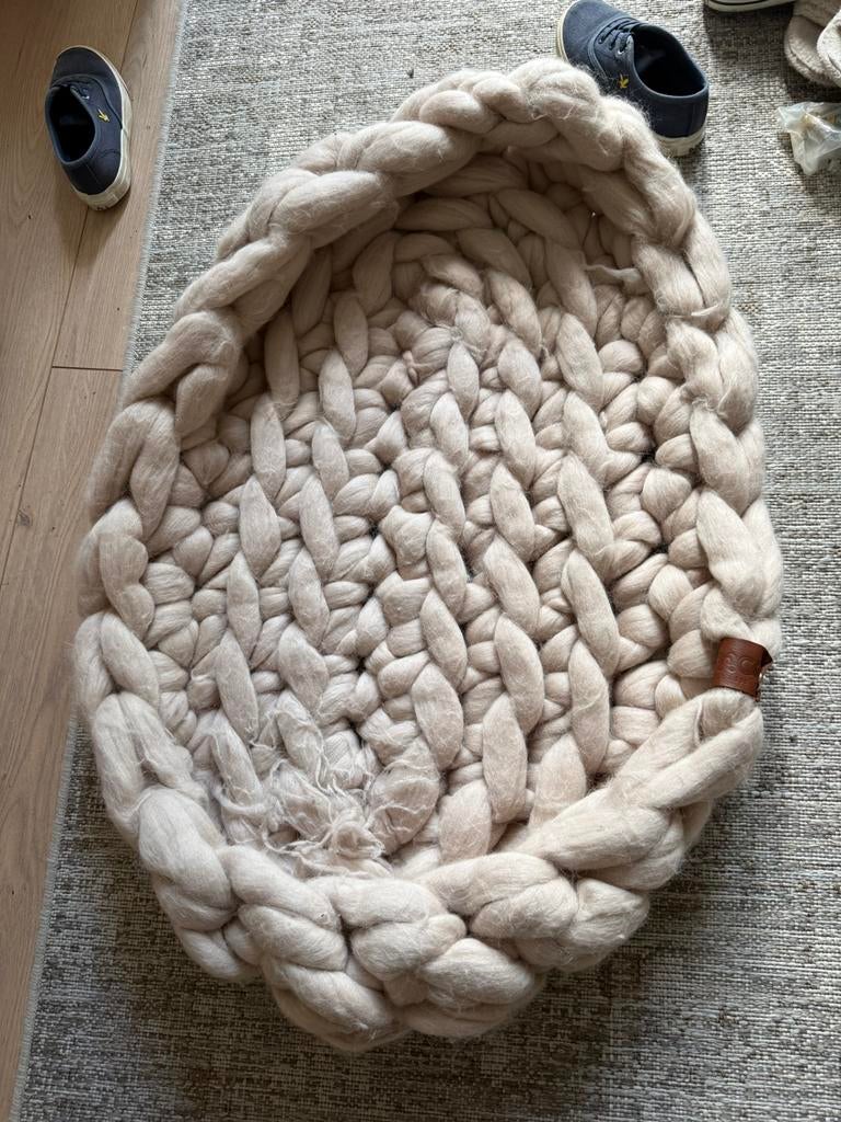 Nestje van wol - Belm - 90x60 - babynest, Ophalen, Zo goed als nieuw, Overige typen