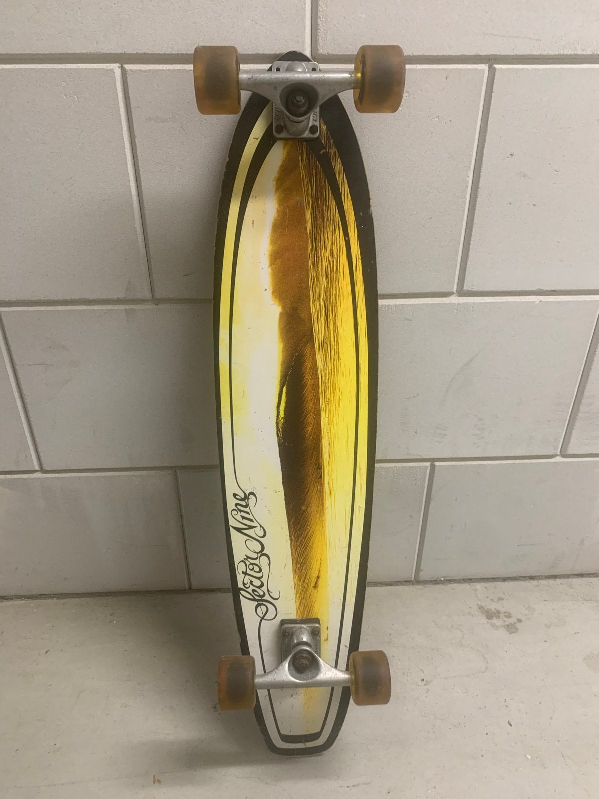 Longboard Skateboard - Gebruikt, Sport en Fitness, Skateboarden, Ophalen of Verzenden, Gebruikt, Skateboard, Longboard