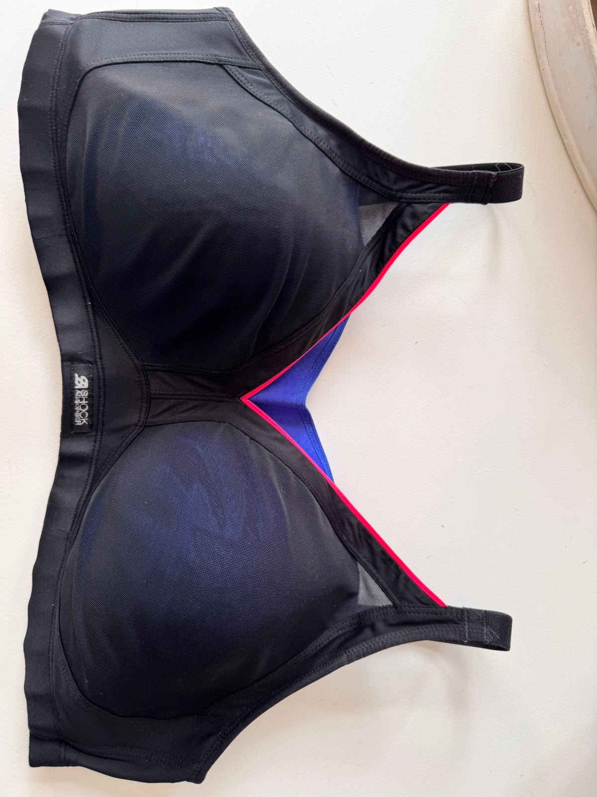 Shock Absorber sport BH maat 85F, Ophalen of Verzenden, Zo goed als nieuw, Zwart, Fitness of Aerobics