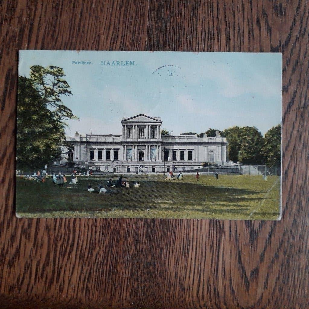 HAARLEM Paviljoen Welgelegen Haarlemmerhout / Provinciehuis, Ophalen of Verzenden, Voor 1920, Gelopen, Noord-Holland