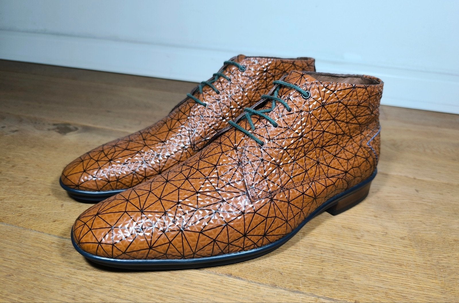 Floris van Bommel halfhoge herenschoenen maat 8,5 / 42,5, Ophalen, Overige kleuren, Floris van Bommel, Zo goed als nieuw