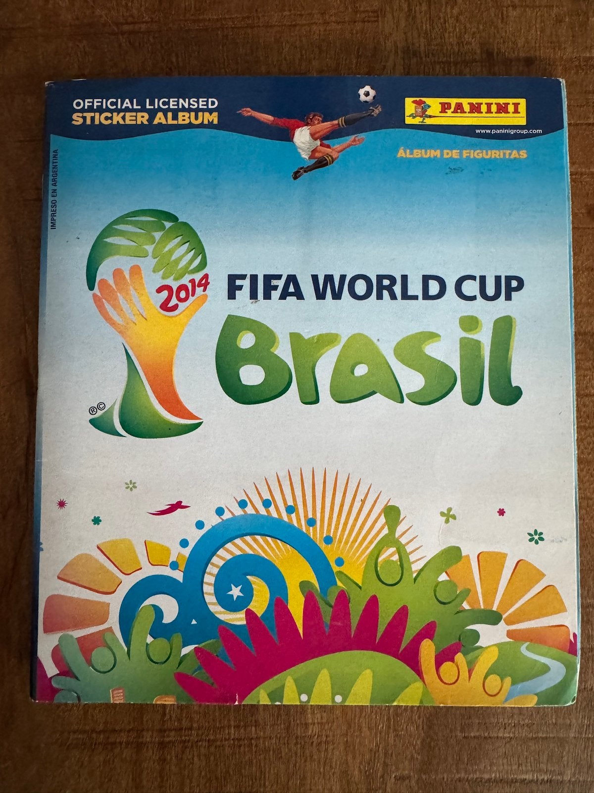 Panini WK 2014 Brazil album compleet - Argentijnse editie, Ophalen of Verzenden, Gebruikt, Buitenlandse clubs, Poster, Plaatje of Sticker
