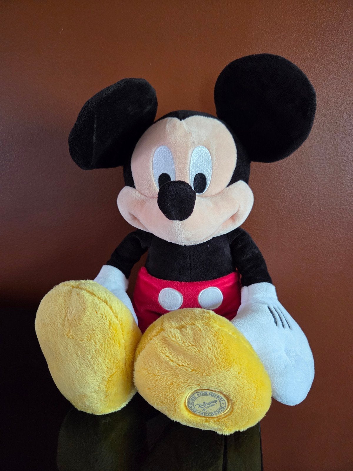 Mickey mouse knuffel, Verzamelen, Disney, Ophalen of Verzenden, Mickey Mouse, Zo goed als nieuw, Knuffel