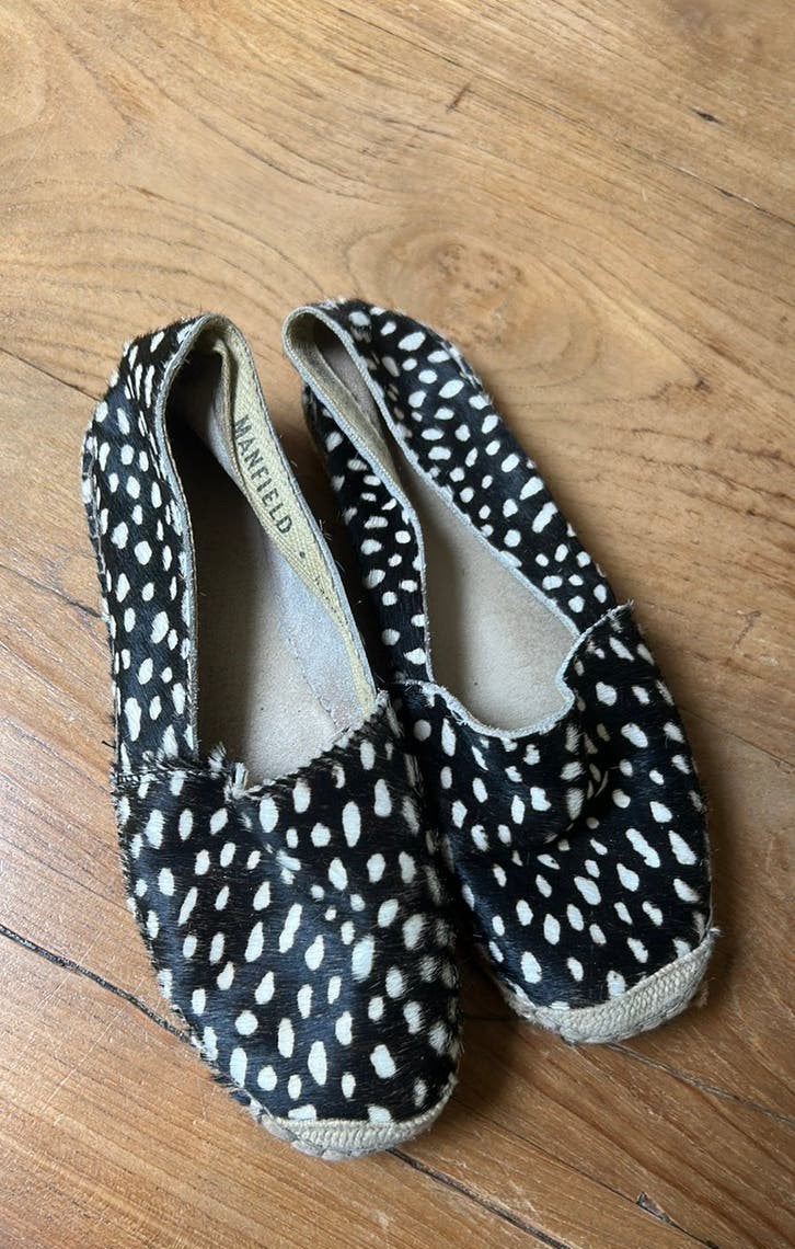 Manfield Espadrilles maat 38, Kleding | Dames, Ophalen of Verzenden, Zo goed als nieuw, Espadrilles of Moccasins