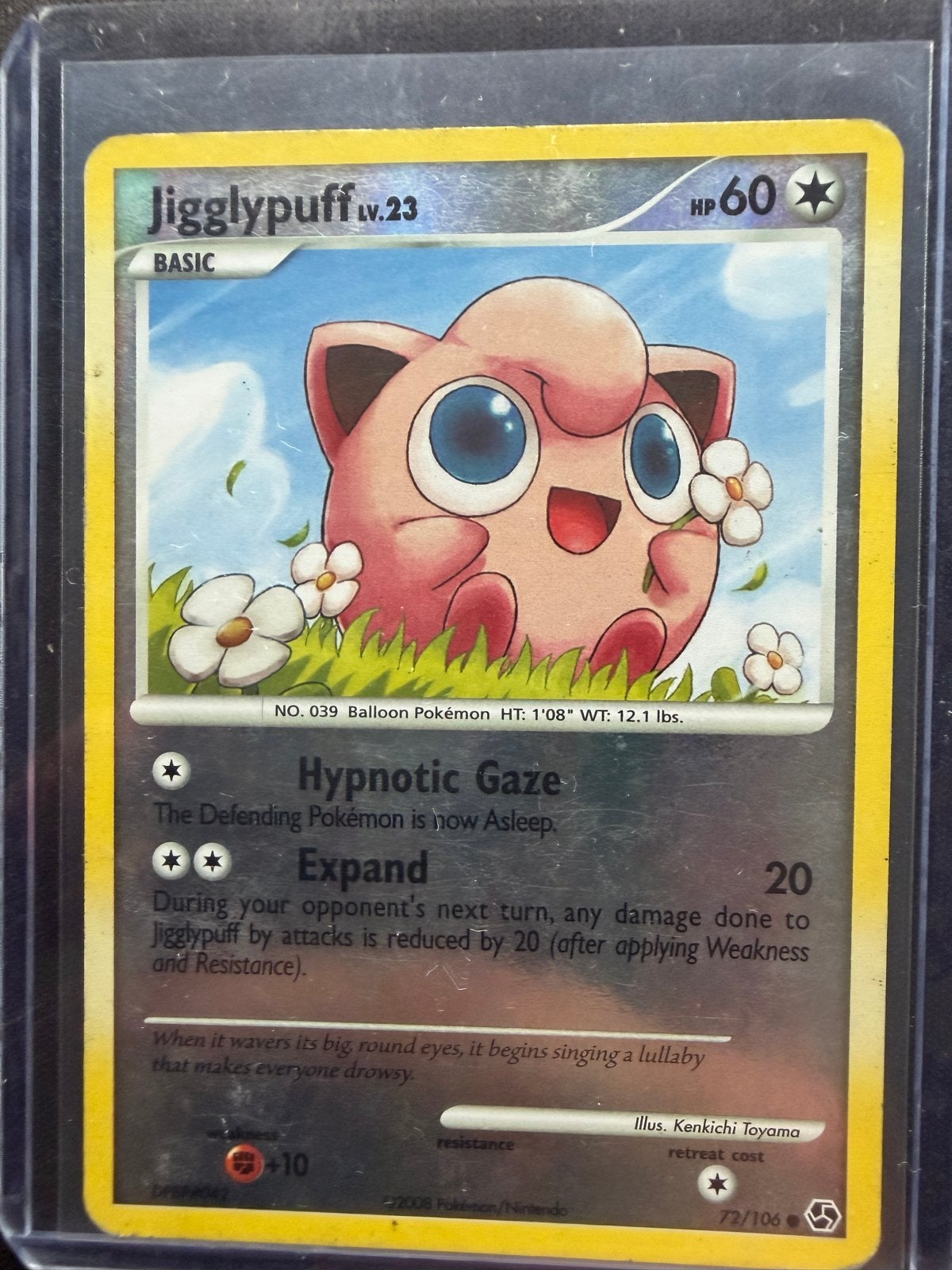 Jigglypuff LV.23 72/104, Ophalen of Verzenden, Gebruikt, Losse kaart, Foil