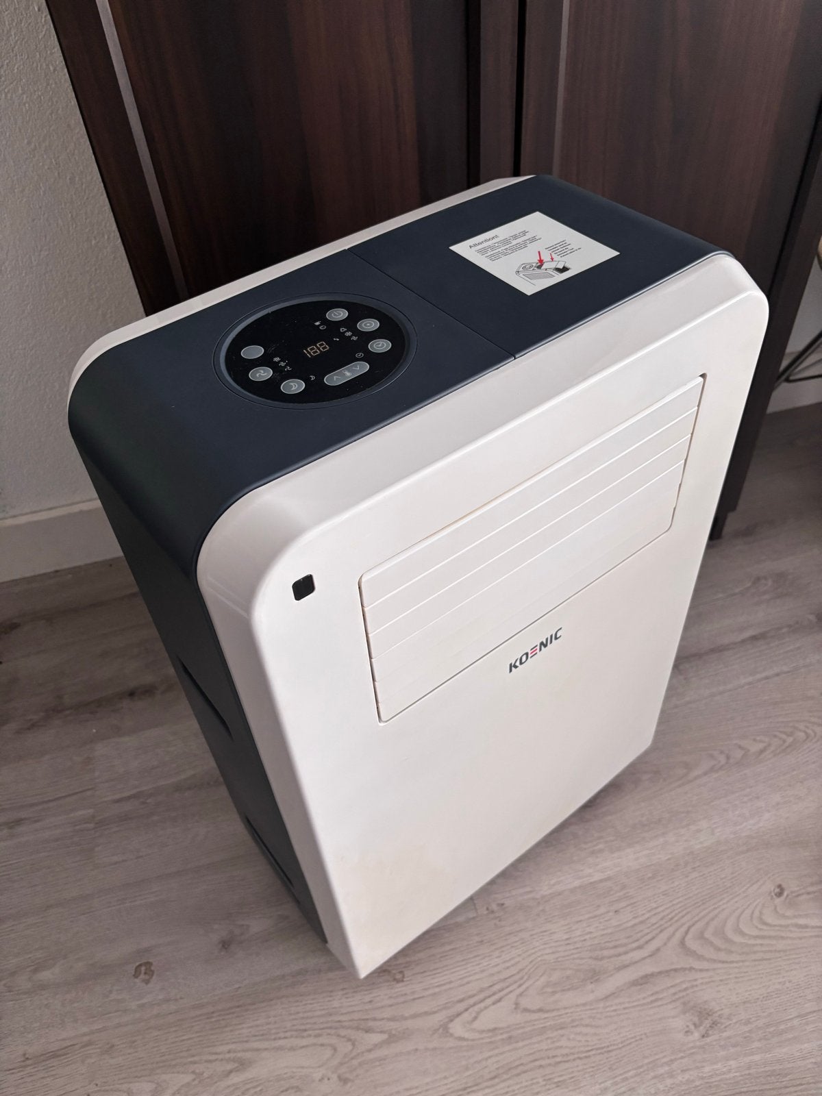 Krachtige 12.000 BTU Koenic Mobiele Airco, Ophalen, Timer, 3 snelheden of meer, Zo goed als nieuw