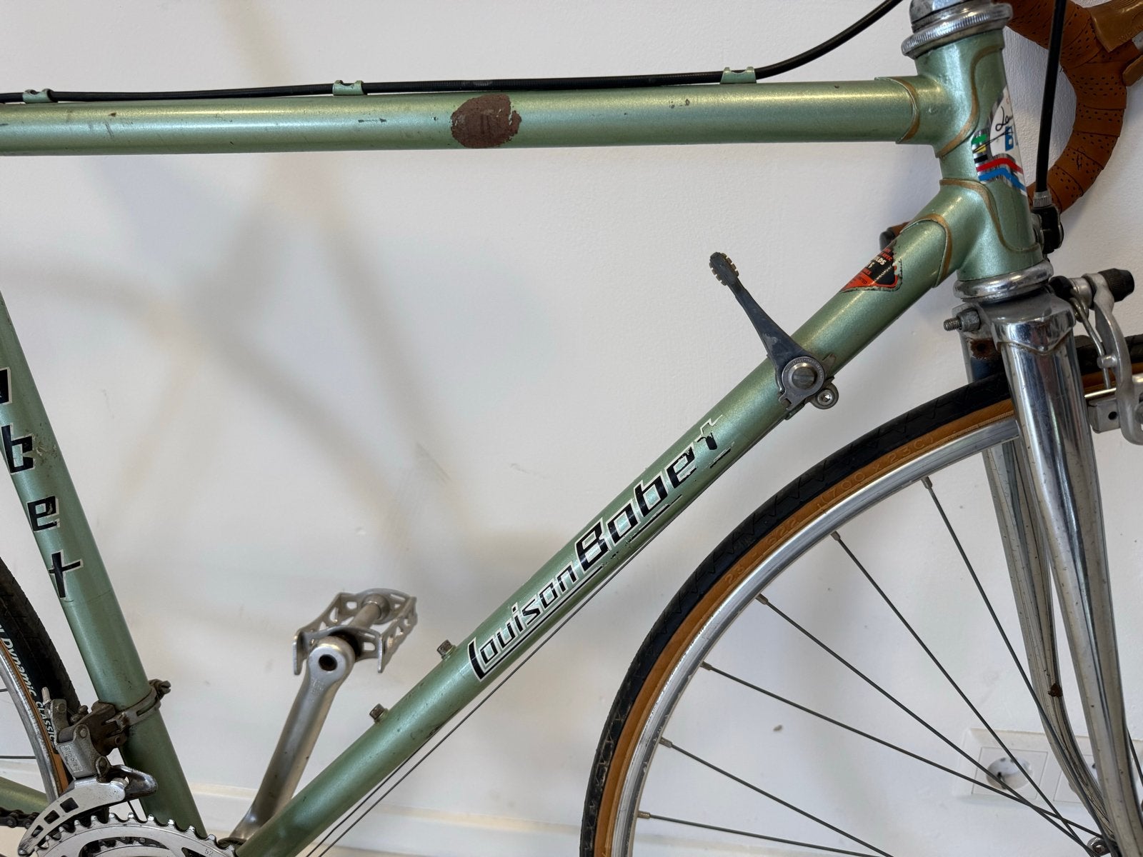 Vintage Louison Bobet racefiets - Klassieke Franse stijl, Gebruikt, Staal, 53 tot 57 cm, Ophalen