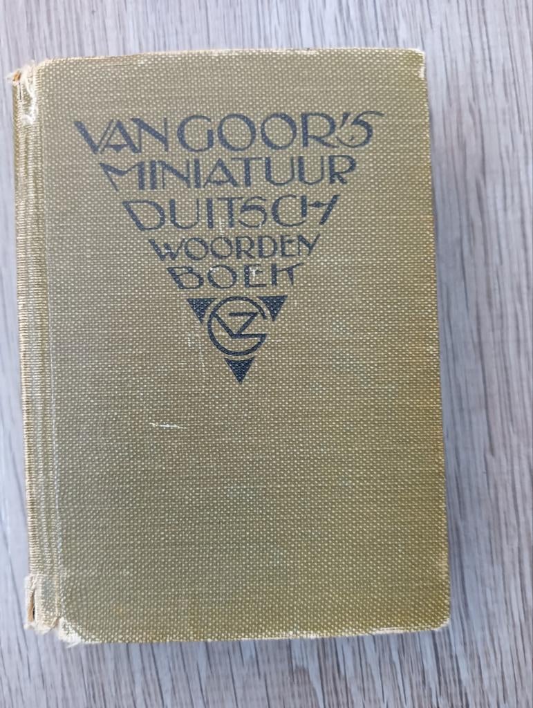 Van Goor's Miniatuur Duitsch Woordenboek, Ophalen of Verzenden, Gelezen, Overige uitgevers, Duits