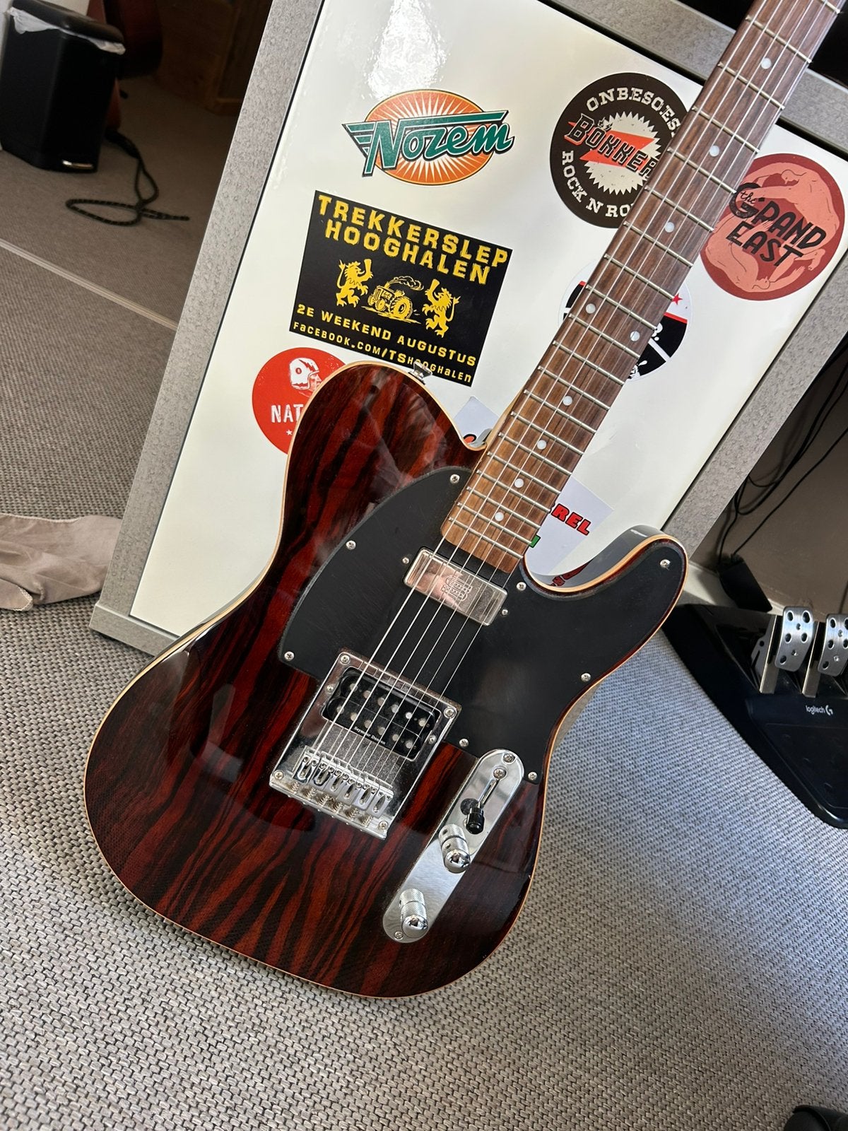 Micheal Kelly 1955 custom collection telecaster!, Ophalen, Gebruikt, Solid body, Overige merken