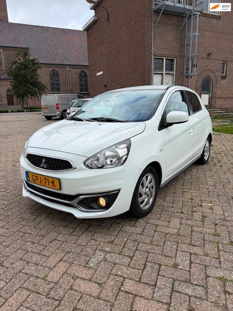 Mitsubishi Space Star 1.2 Advance Cruise|Airco|BTW| garantie, Auto's, Gebruikt, 850 kg, Wit, Bedrijf