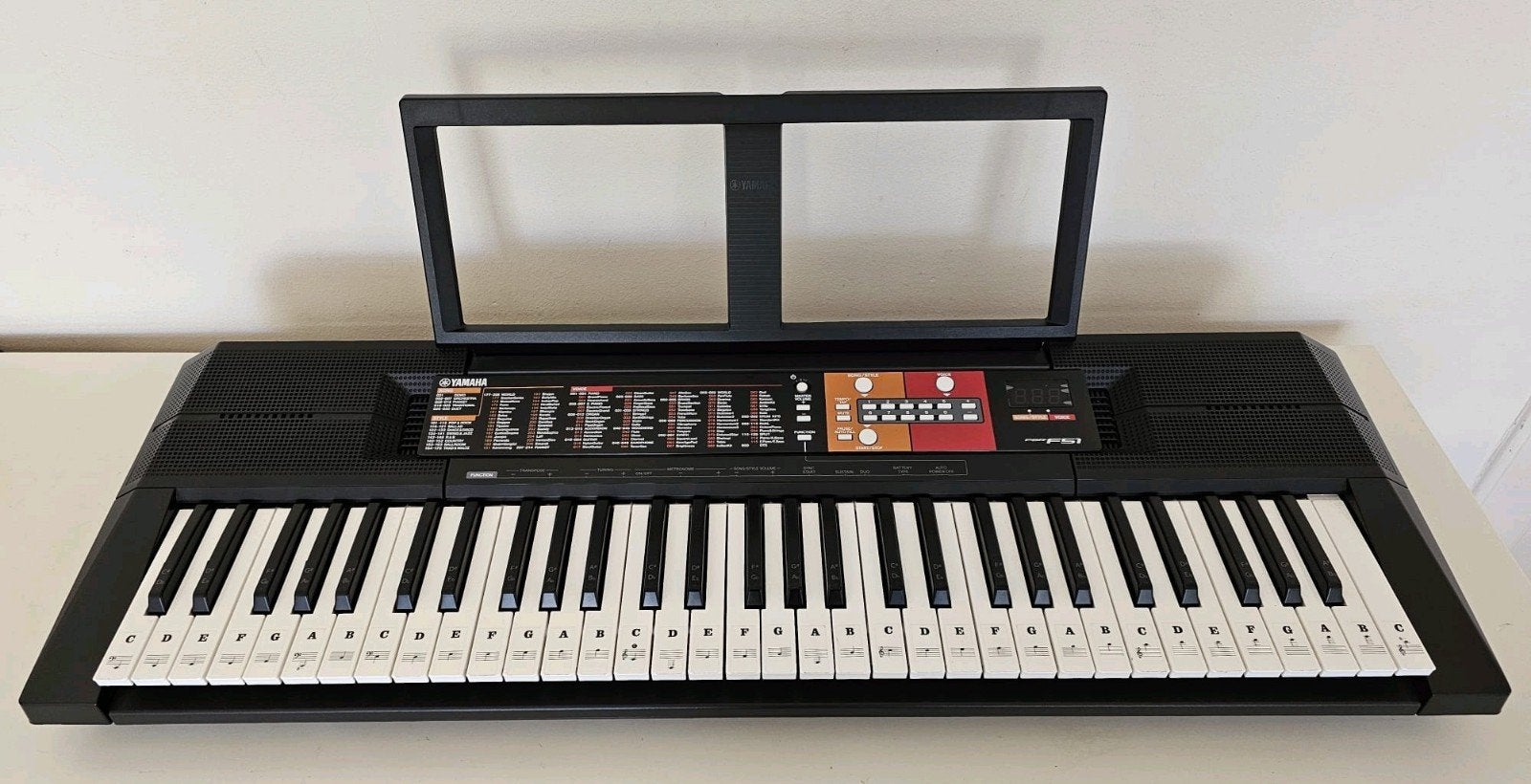 Yamaha PSR-F51 Digitaal Keyboard met 61 toetsen, Muziek en Instrumenten, Ophalen of Verzenden, Zo goed als nieuw, 61 toetsen, Yamaha
