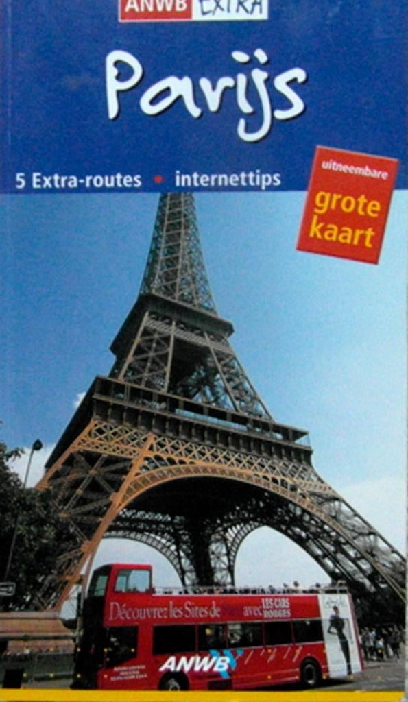 PARIJS - ANWB Extra (met grote uitneembare kaart) 7e druk, Europa, Ophalen of Verzenden, Zo goed als nieuw, Reisgids of -boek