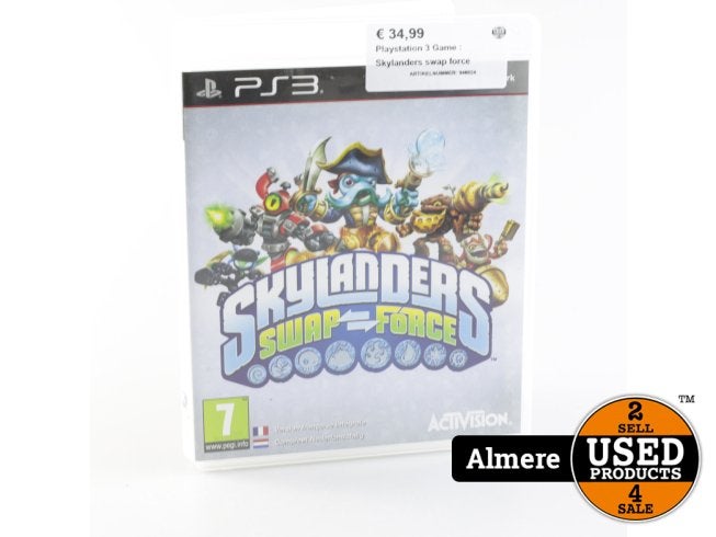 Playstation 3 Game : Skylanders swap force, Spelcomputers en Games, Sony, Zo goed als nieuw, Support@sony.com, 1-7-1 Konan, Minato-ku
Tokyo 108-0075
Japan