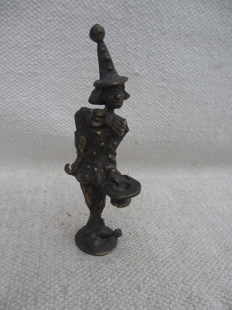 Sculpture brons Corry Ammerlaan Artihove clown, Minder dan 20 cm, Ophalen of Verzenden, Brons, Beeld