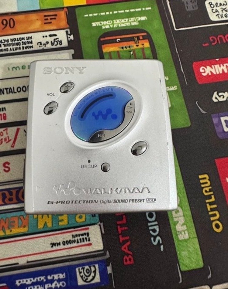 Sony MZ-E505 Retro MD-speler MiniDisc Walkman, Ophalen of Verzenden, Minidisc-speler