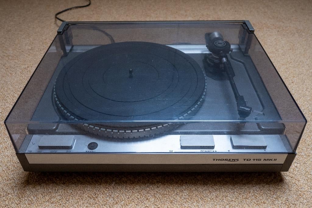 Thorens TD115 MKII met extra arm, Ophalen, Gebruikt, Thorens, Pitch-regelaar