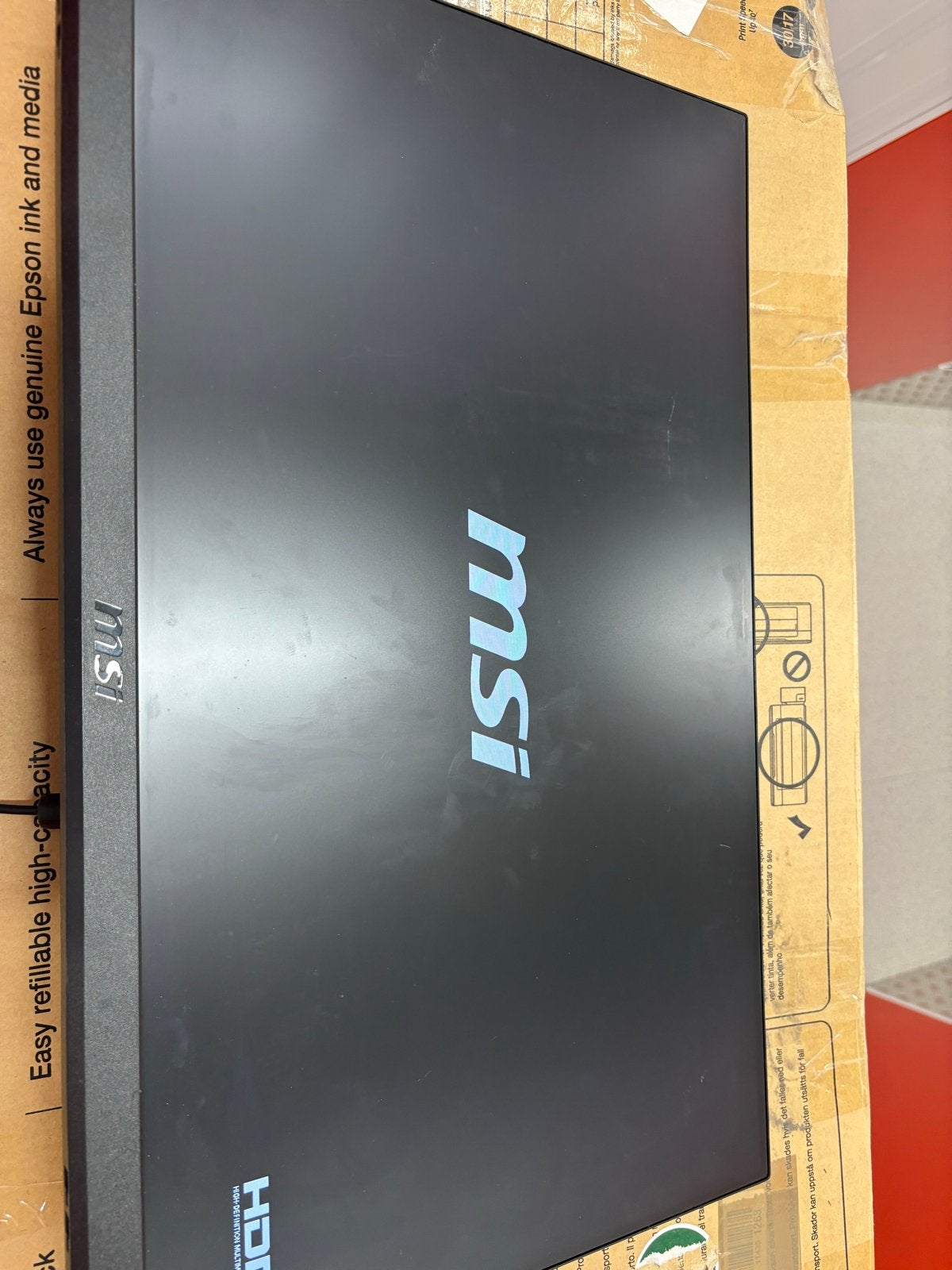MSI G2412F 24 inch gaming monitor met originele doos, Computers en Software, Monitoren, Gaming, HDMI, Msi, IPS