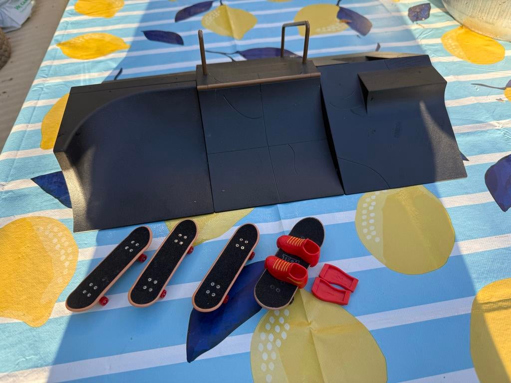 Skateboard Set met Ramp en Accessoires, Ophalen of Verzenden, Zo goed als nieuw, Jongen of Meisje