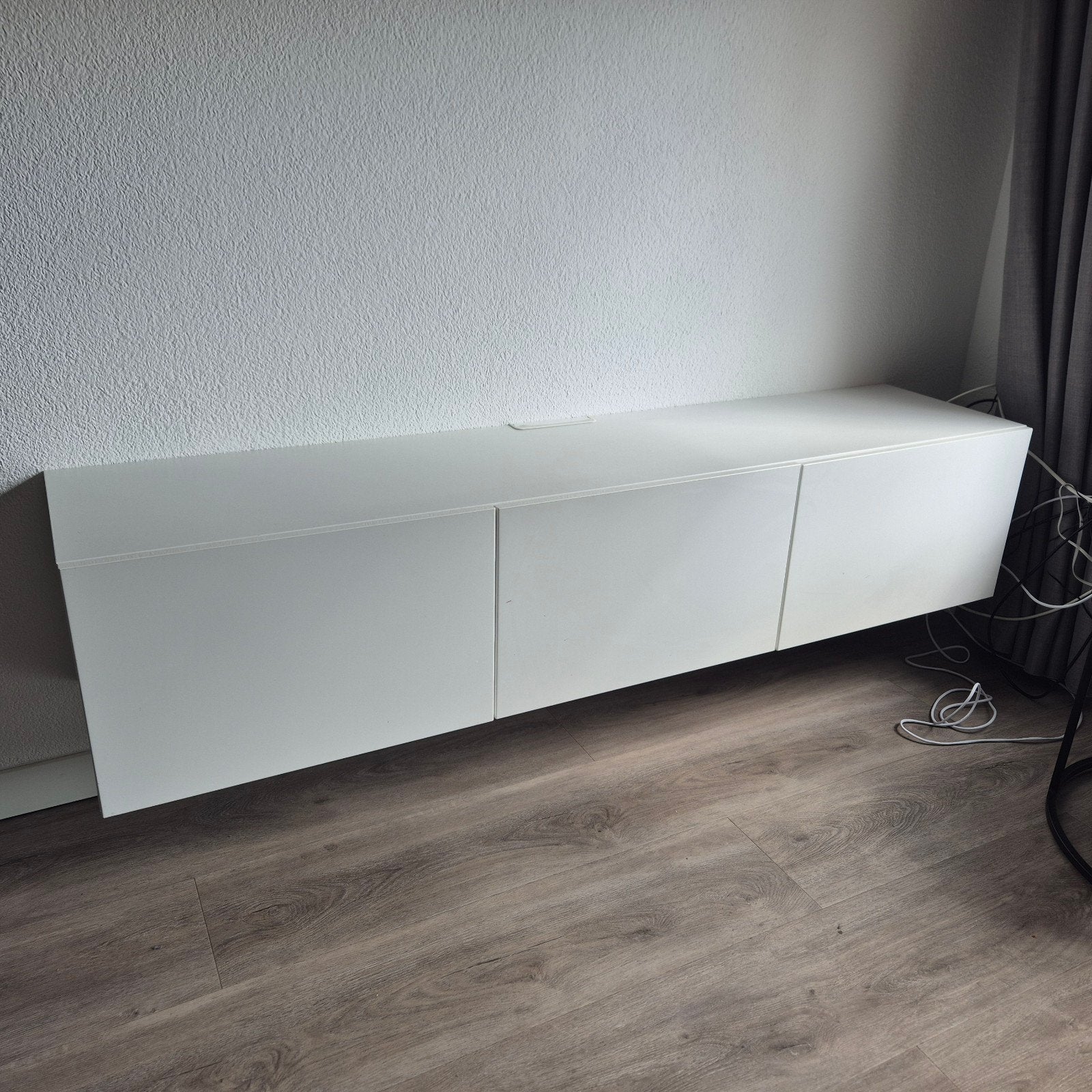 Ikea besta tv meubel, 180cm breed, Kunststof, Gebruikt, 150 tot 200 cm, Ophalen of Verzenden