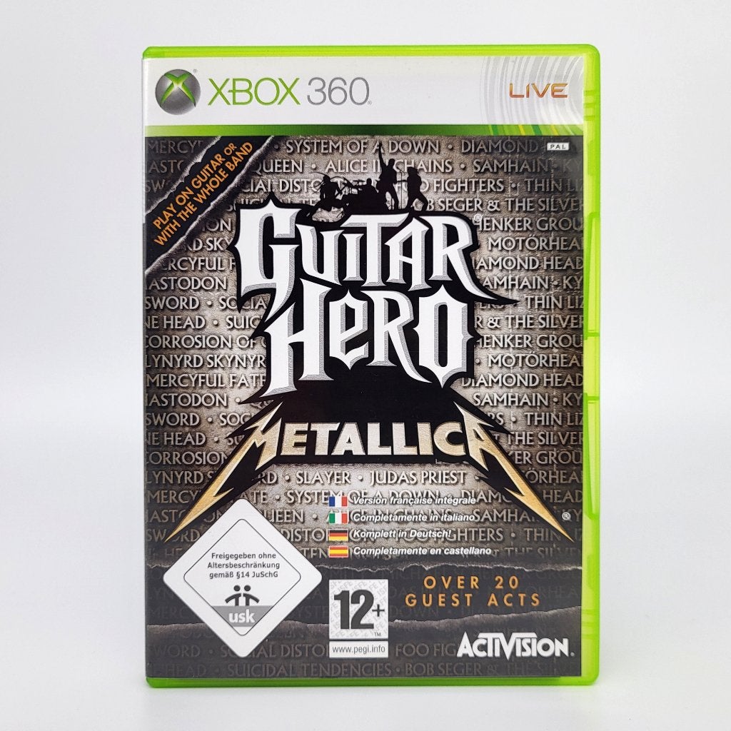Guitar Hero Metallica - XBOX 360 - PAL, Spelcomputers en Games, Muziek, Gebruikt, 1 speler, Ophalen of Verzenden